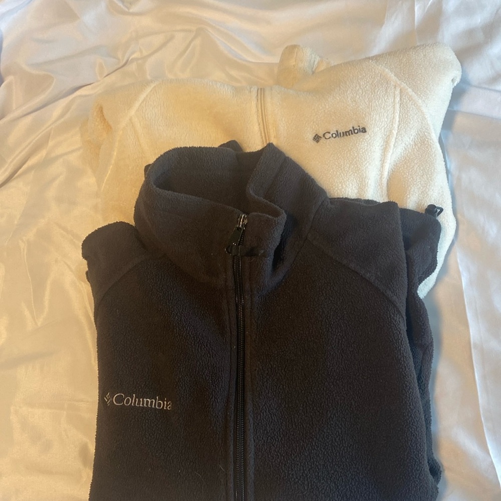 Bundle of 2 Columbia fleece zip ups